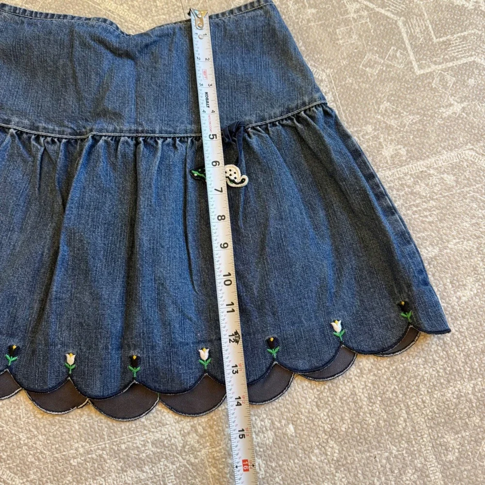 Gymboree denim skort